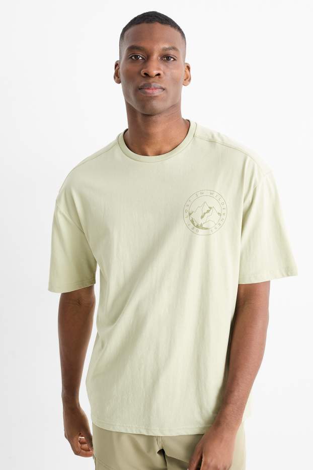 Hommes - Haut de sport - regular fit - vert menthe