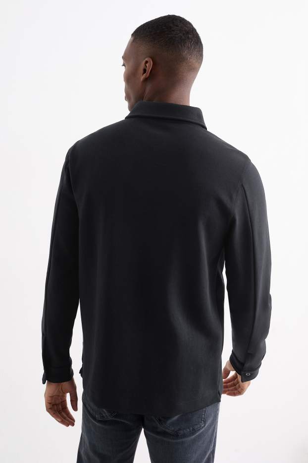 Bărbați - Tricou polo - negru