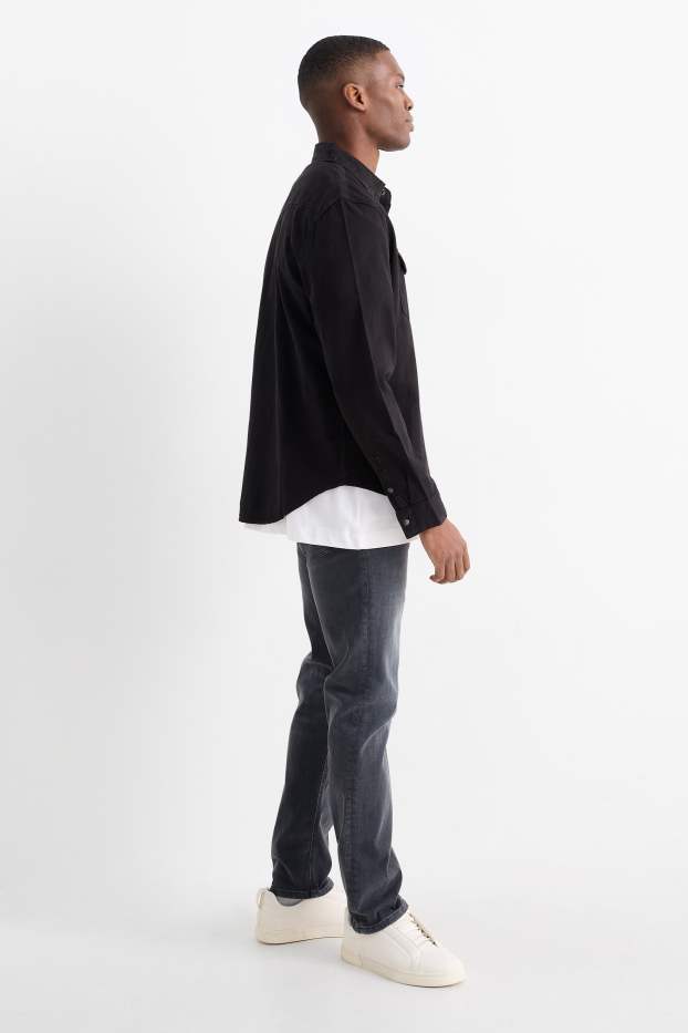 Hommes - Slim jean - LYCRA® - gris foncé