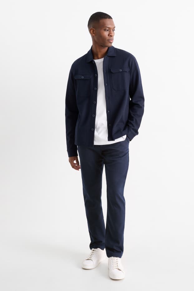 Men - Chinos - slim fit - dark blue