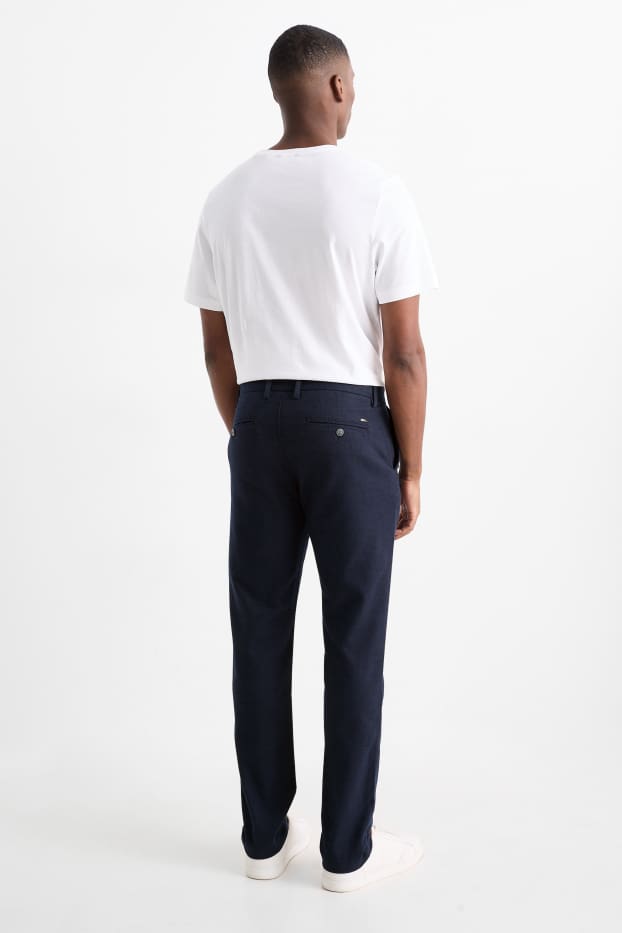 Men - Chinos - slim fit - dark blue