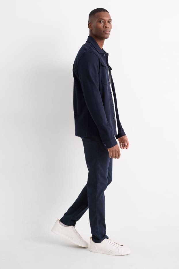Men - Chinos - slim fit - dark blue