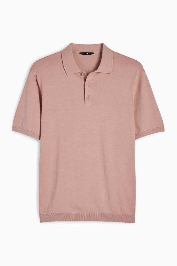 Hommes - Polo - rose