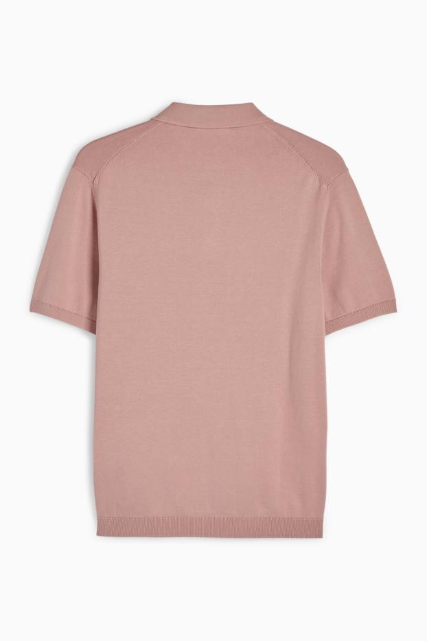 Hommes - Polo - rose