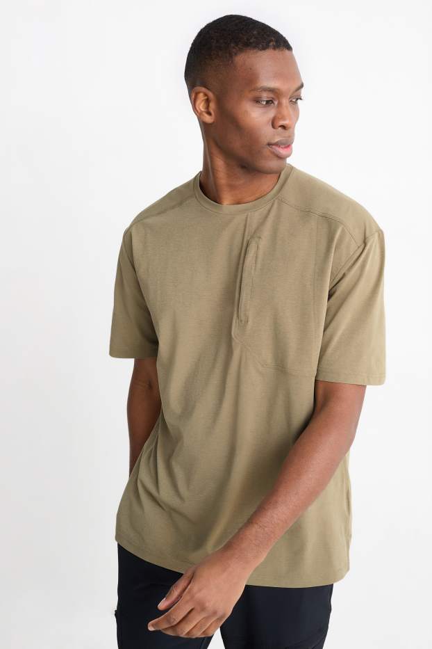 Hommes - Haut de sport - regular fit  - kaki