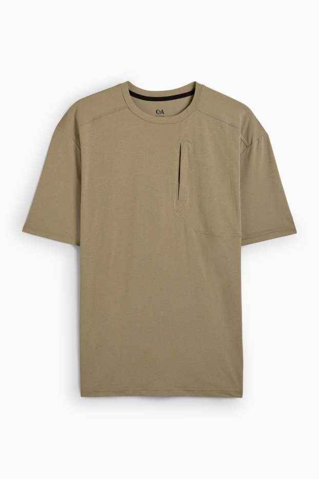 Hommes - Haut de sport - regular fit  - kaki