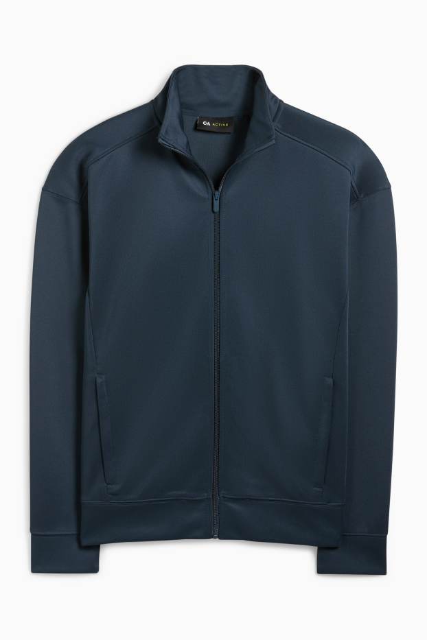 Herren - Sport-Sweatjacke - dunkelblau