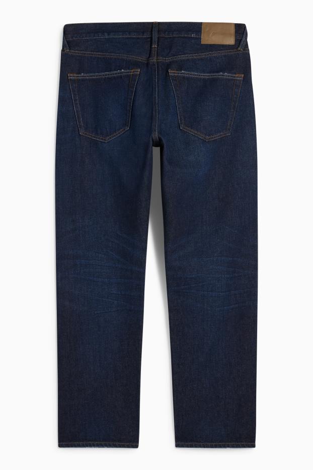 Pánské - Regular jeans - džíny - tmavomodré