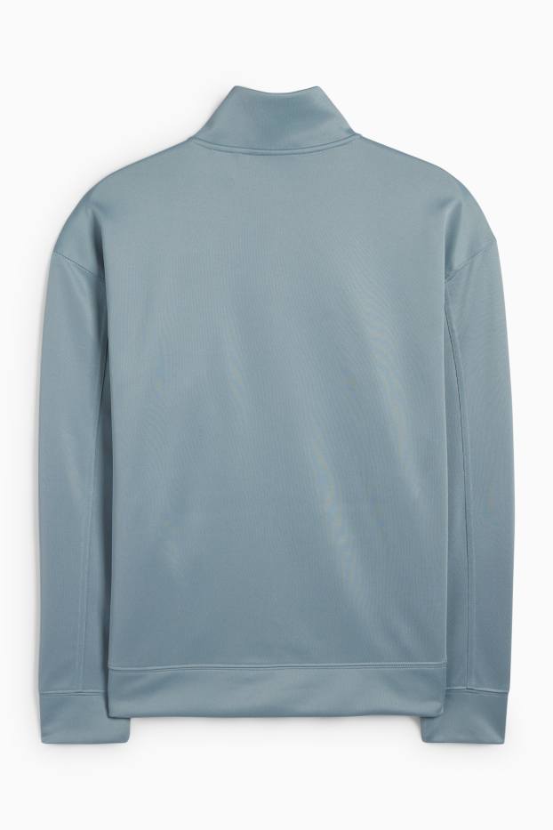 Men - Technical zip-through sweatshirt - blue