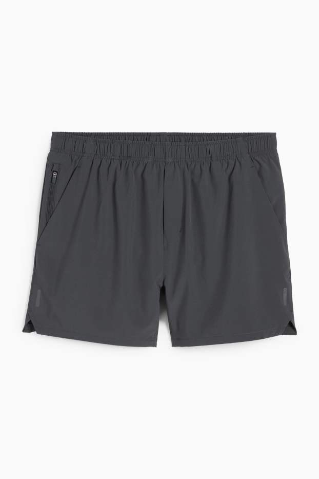 Herren - Funktions-Shorts - 4 Way Stretch - dunkelgrau
