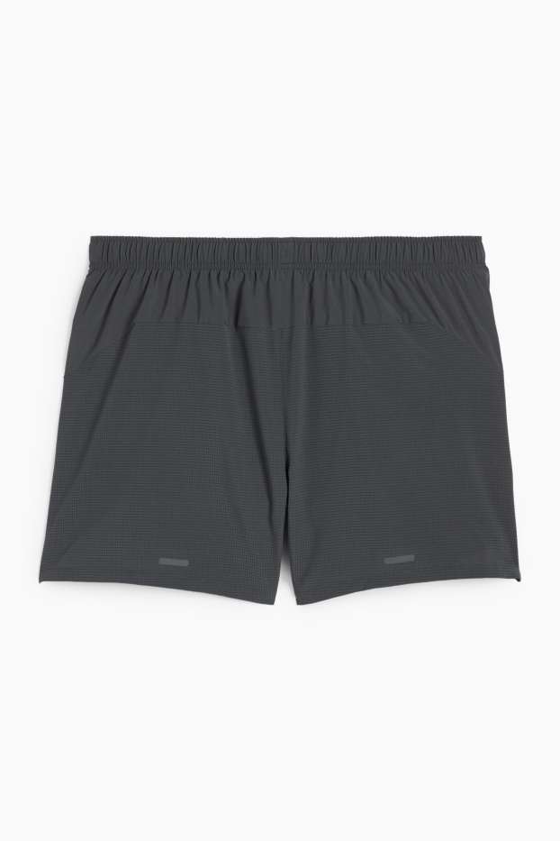 Herren - Funktions-Shorts - 4 Way Stretch - dunkelgrau