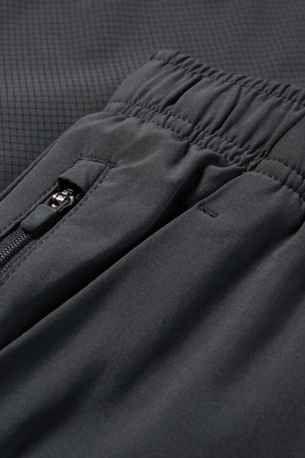 Herren - Funktions-Shorts - 4 Way Stretch - dunkelgrau