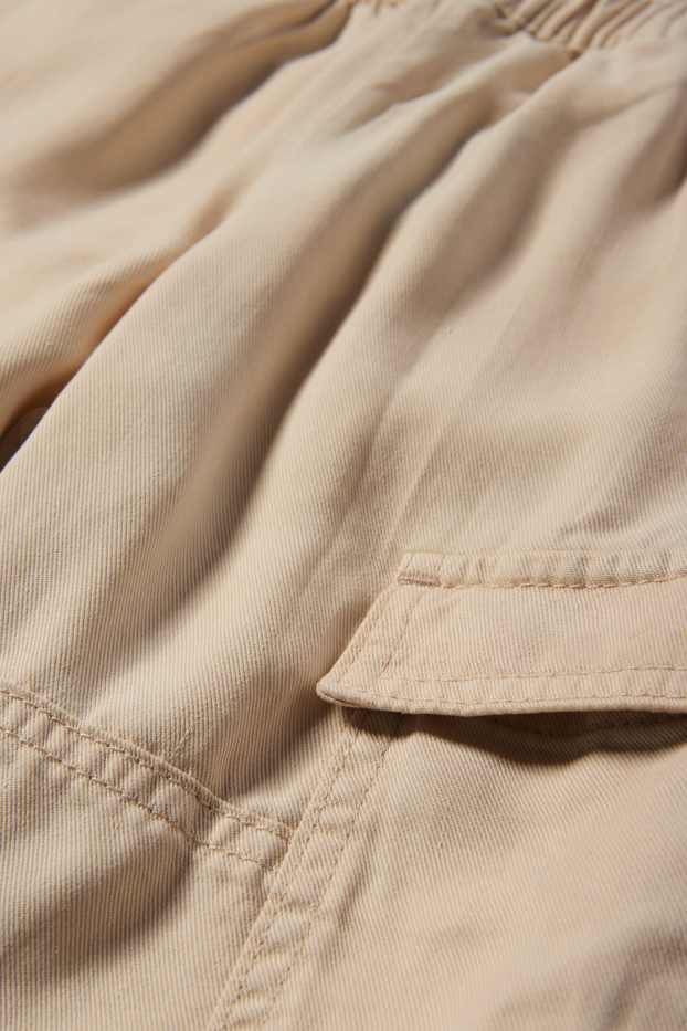 Kinder Mädchen - Cargohose - hellbeige