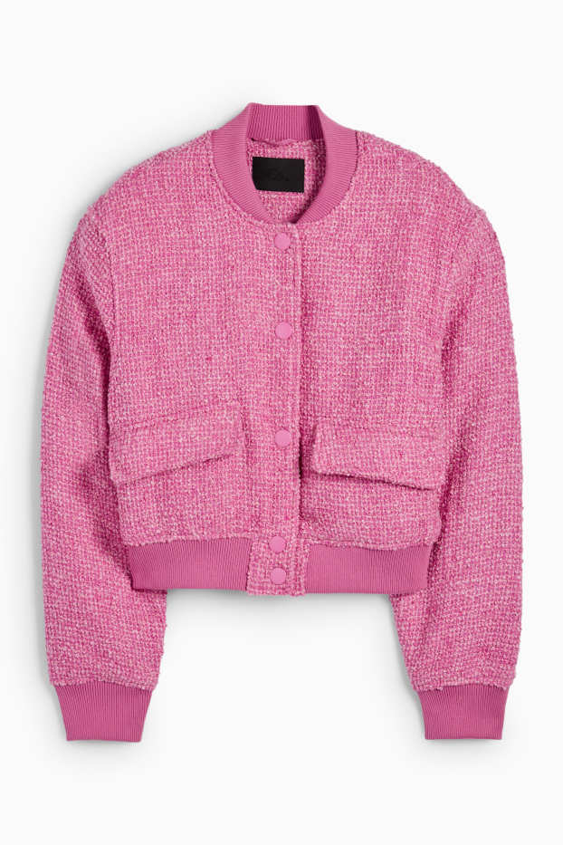 Damen - Bouclé-Blouson - pink