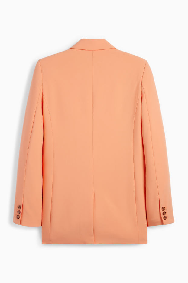 Femmes - Blazer long - regular fit - orange