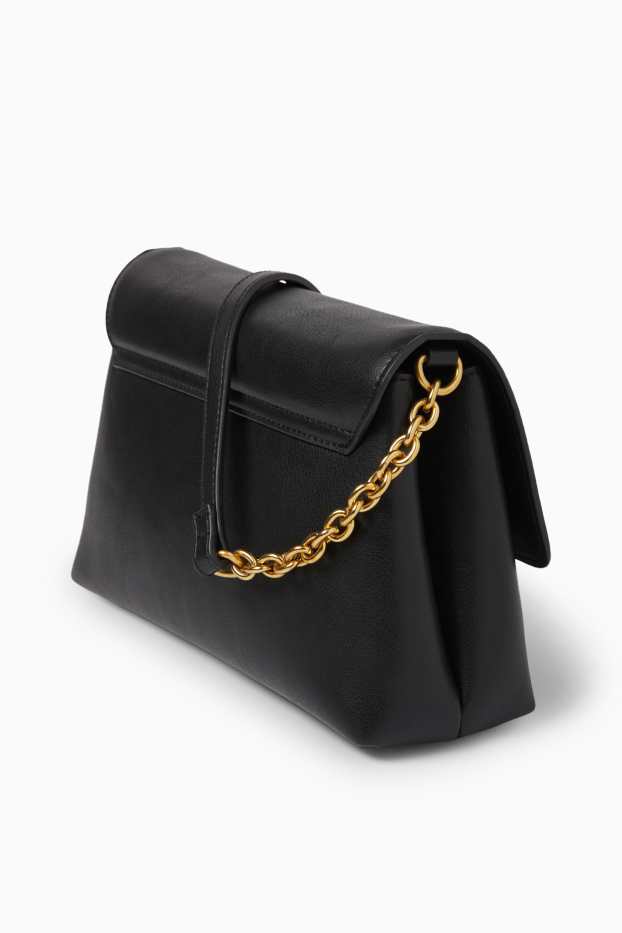 Women - Crossbody bag - faux leather - black