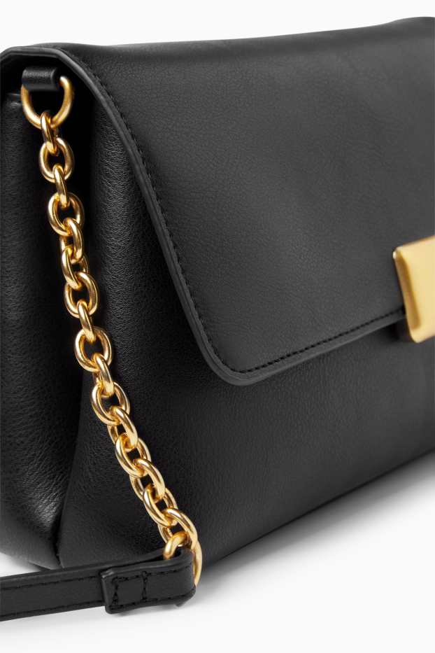Women - Crossbody bag - faux leather - black