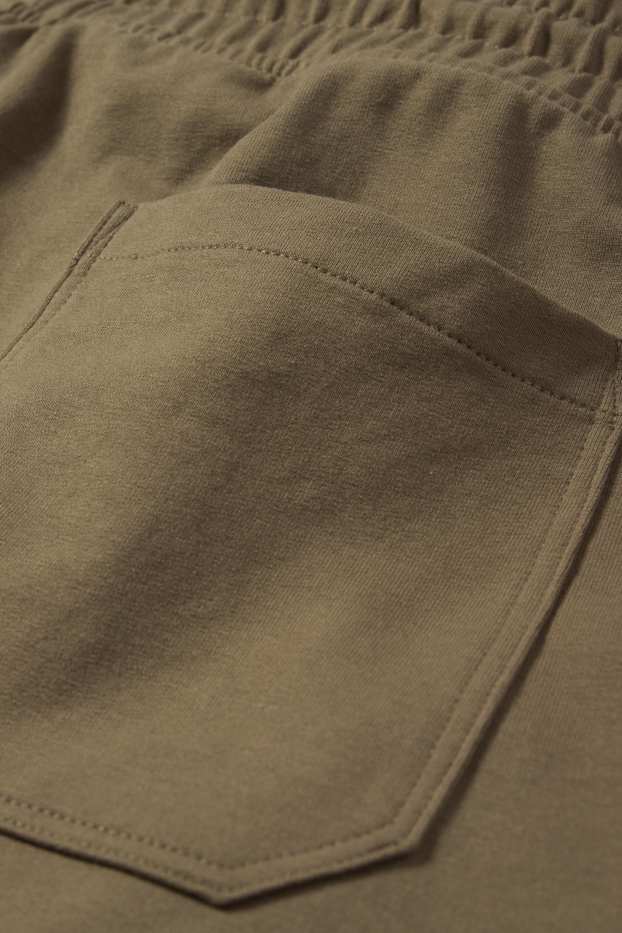 Home - Pantalons curts de xandall tècnics - verd fosc