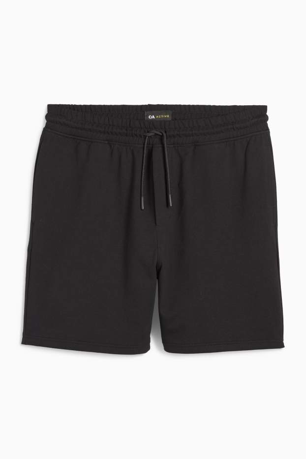 Home - Pantalons curts de xandall tècnics - negre