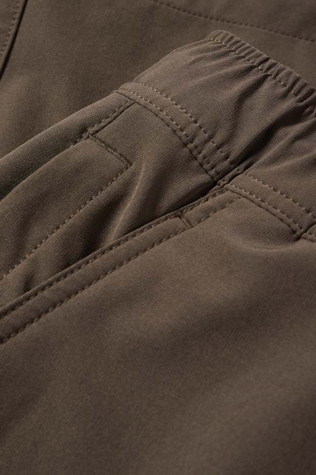 Hommes - Short cargo de sport - marron foncé