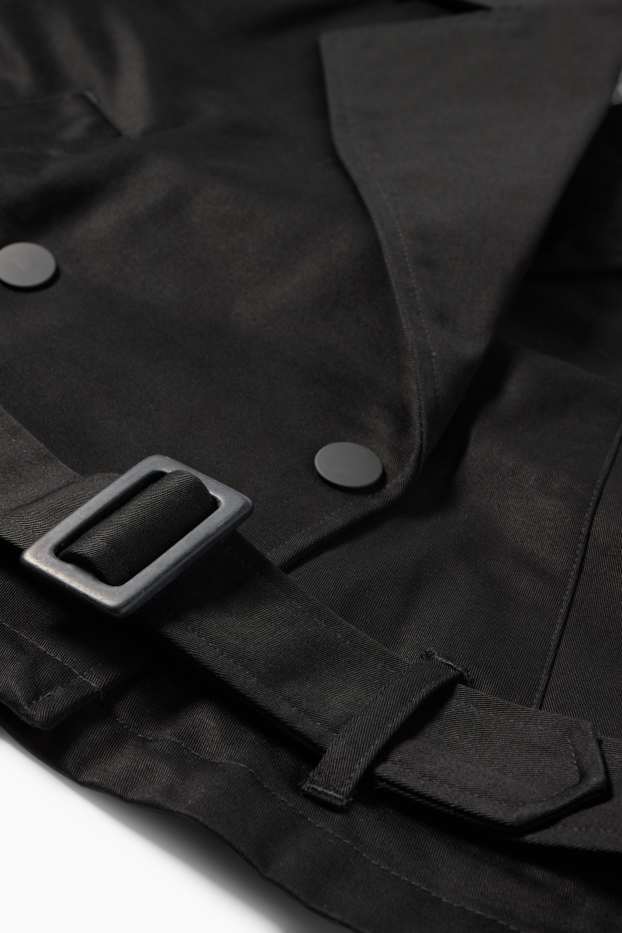 Dona - Gavardina crop - negre