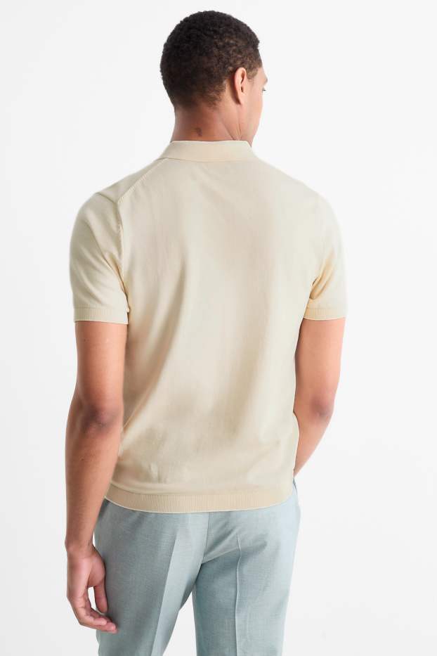 Uomo - Polo - beige chiaro