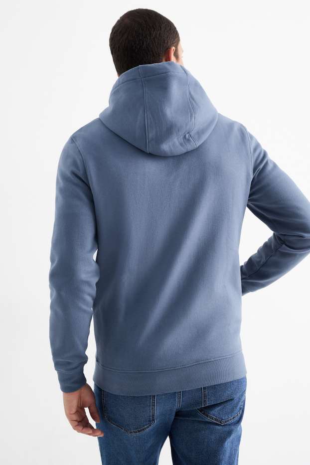 Herren - Sweatjacke mit Kapuze - dunkelblau
