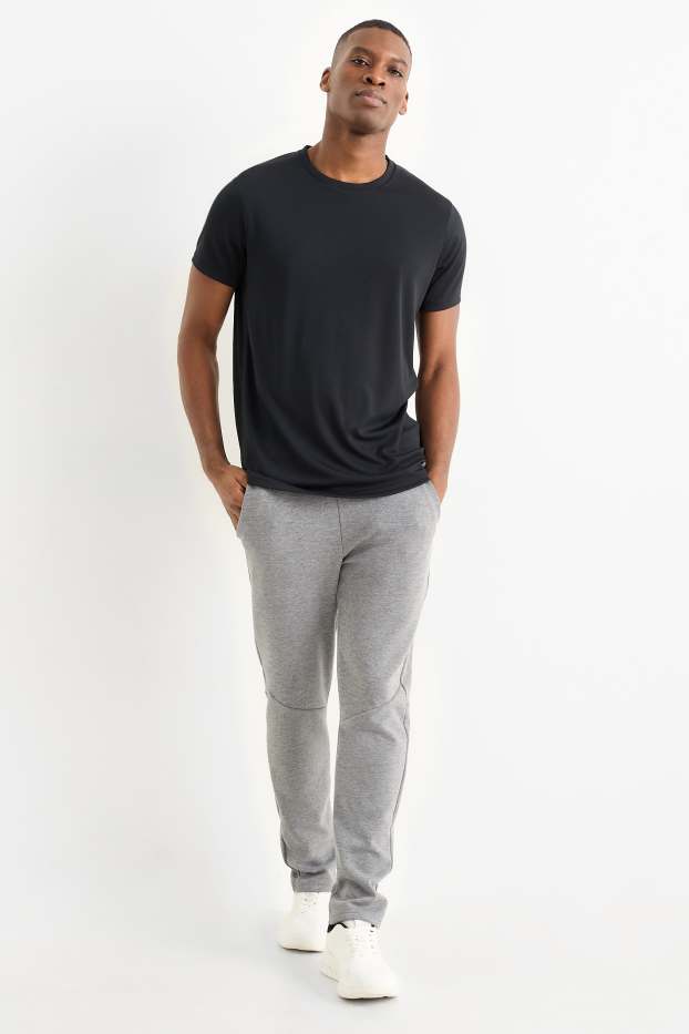 Hommes - Pantalon de jogging de sport - gris clair