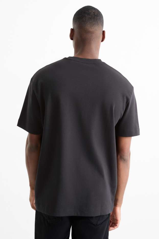 Uomo - T-shirt - regular fit - nero