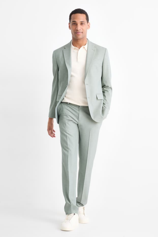 Bărbați - Pantaloni modulari - regular fit - Flex - gri deschis