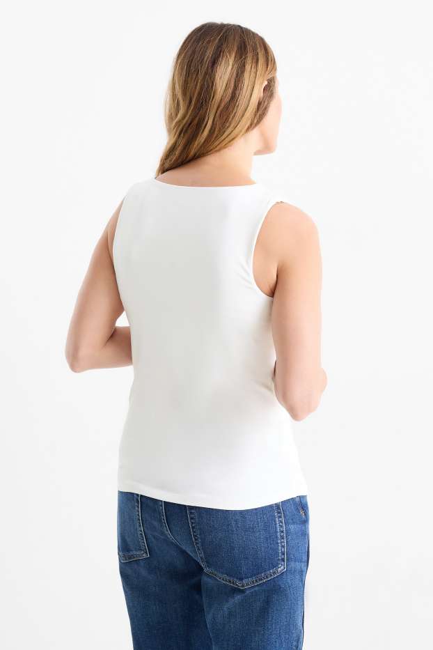 Donna - Confezione da 2 - top - bianco crema
