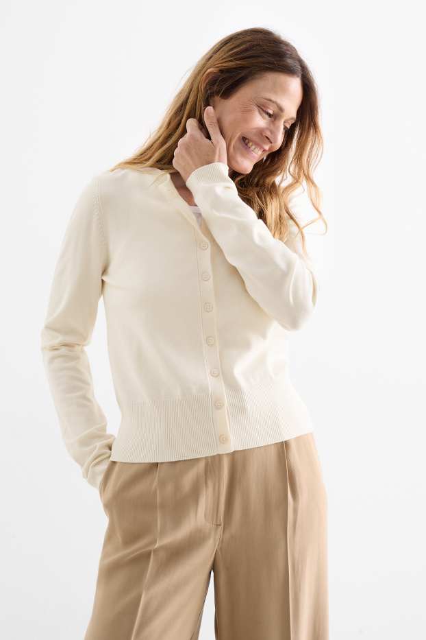 Women - Cardigan - creme
