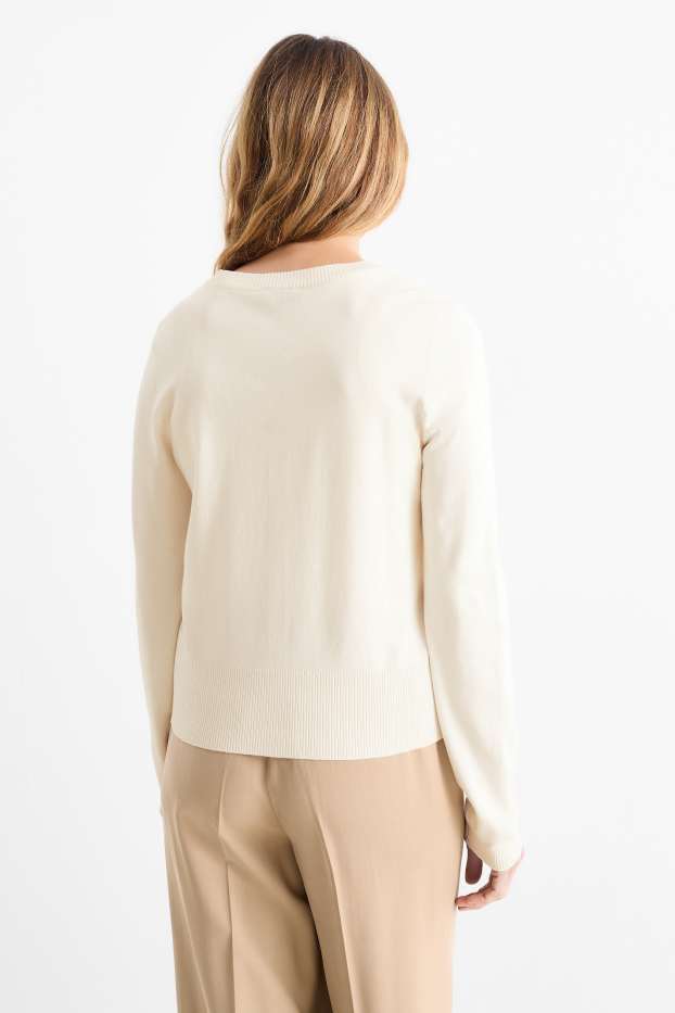 Women - Cardigan - creme