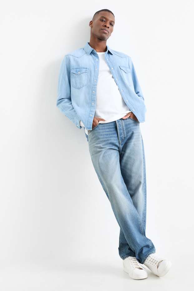 Men - Regular jeans - denim-light blue