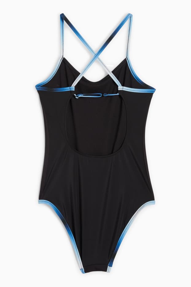 Děti - dívky - Los Angeles - jednodílné dámské plavky - LYCRA® XTRA LIFE™ - černá