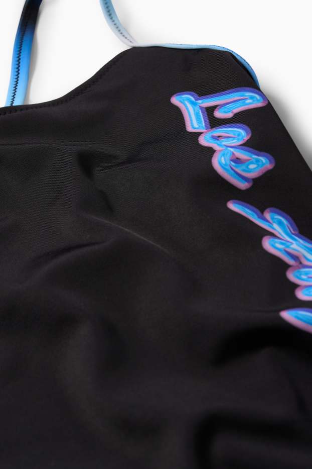 Děti - dívky - Los Angeles - jednodílné dámské plavky - LYCRA® XTRA LIFE™ - černá