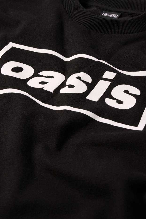Pánské - Mikina - Oasis - černá