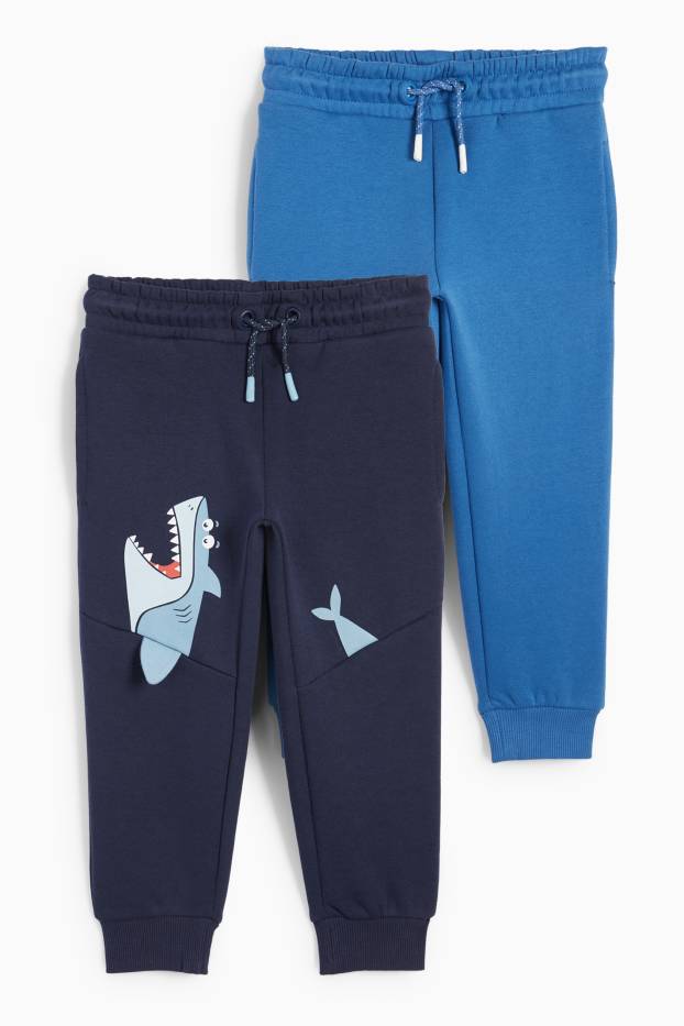 Children Boys - Multipack of 2 - shark - joggers - dark blue