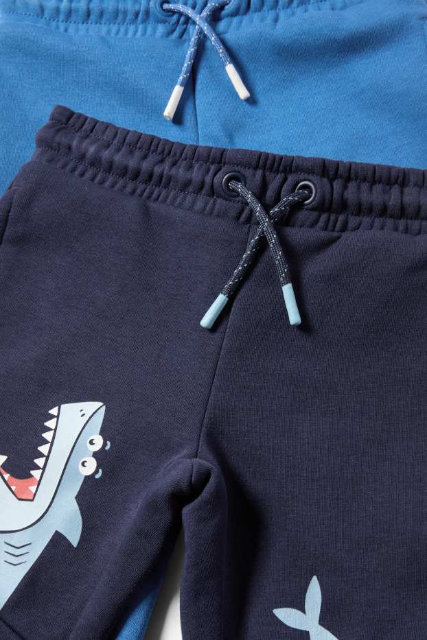 Children Boys - Multipack of 2 - shark - joggers - dark blue