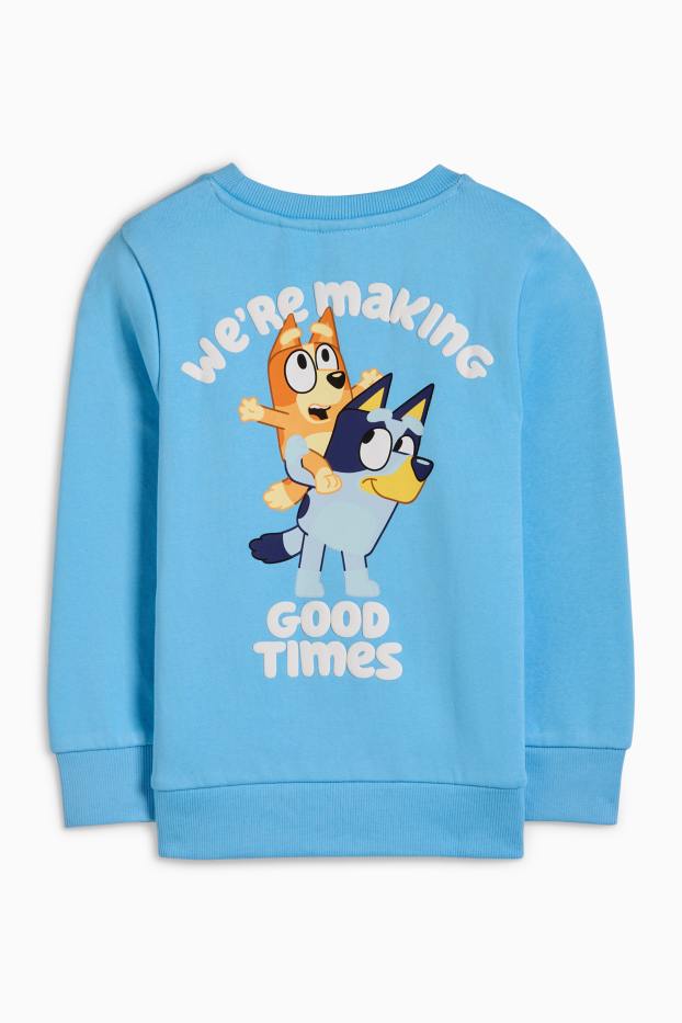 Enfants garçons - Bluey - sweat - bleu clair
