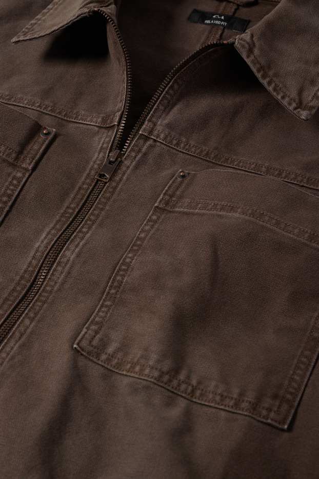 Hommes - Veste - marron foncé