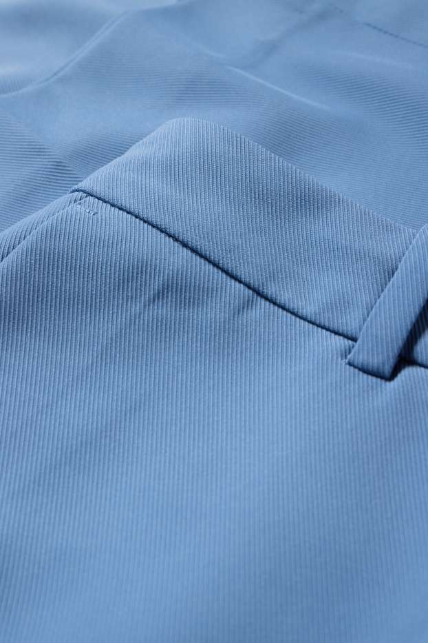 Donna - Pantaloni business - vita alta - tapered fit - blu