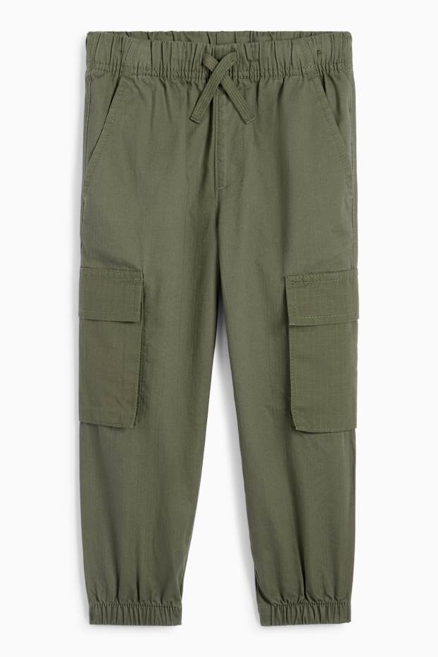 Bambini - Pantaloni cargo - kaki