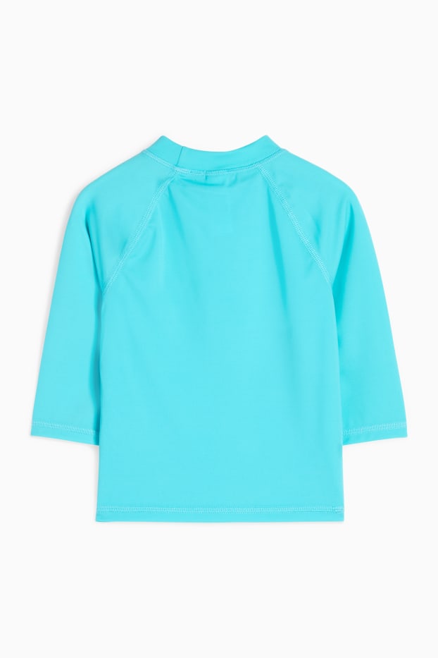 Copii - Băieți - Palmier - tricou de baie cu protecție UV - LYCRA® XTRA LIFE™ - turcoaz