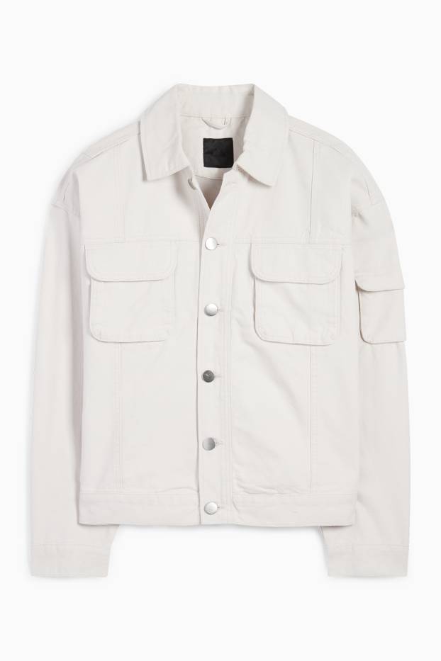 Hommes - Veste - gris clair