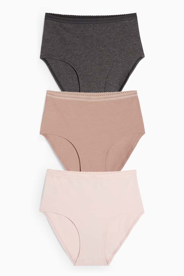 Mujer - Pack de 3 - braguitas - rosa