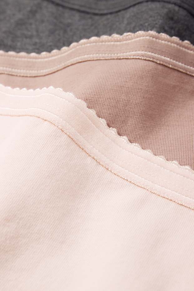 Mujer - Pack de 3 - braguitas - rosa