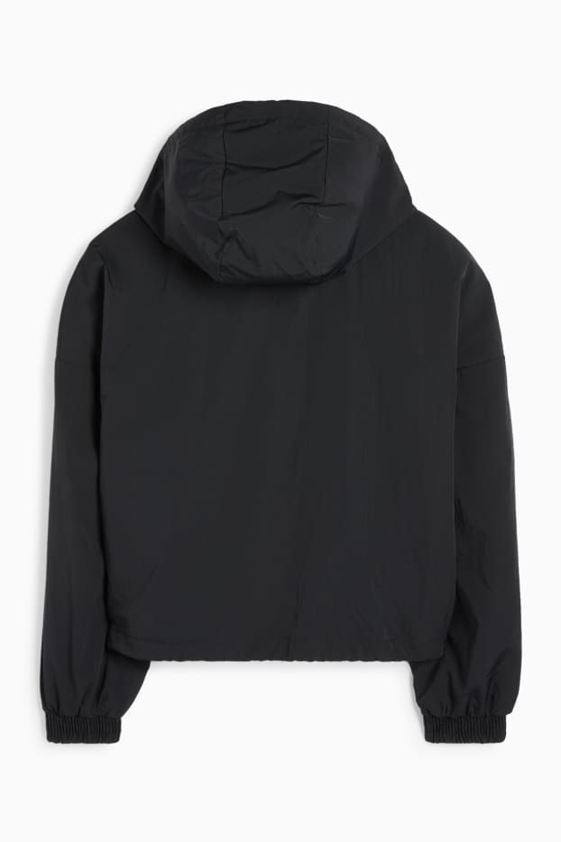 Damen - Jacke mit Kapuze - schwarz