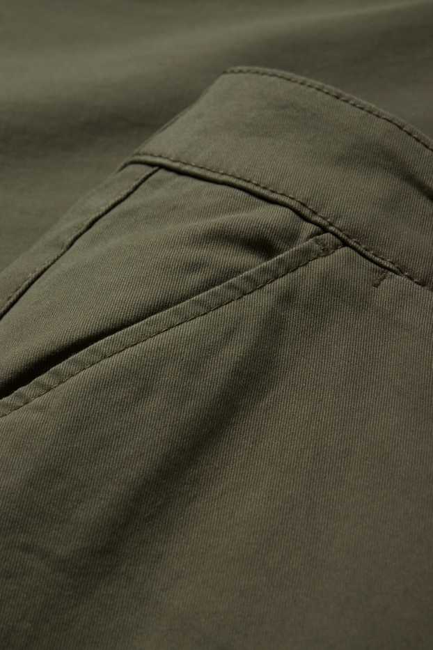 Pánské - Kalhoty chino - regular fit - khaki