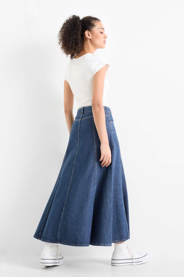 Femei - Fustă de blugi - denim-albastru